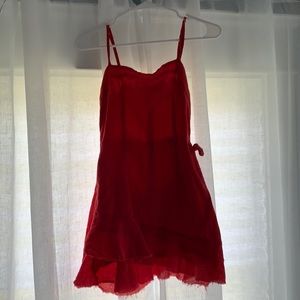 Princess poly red dress